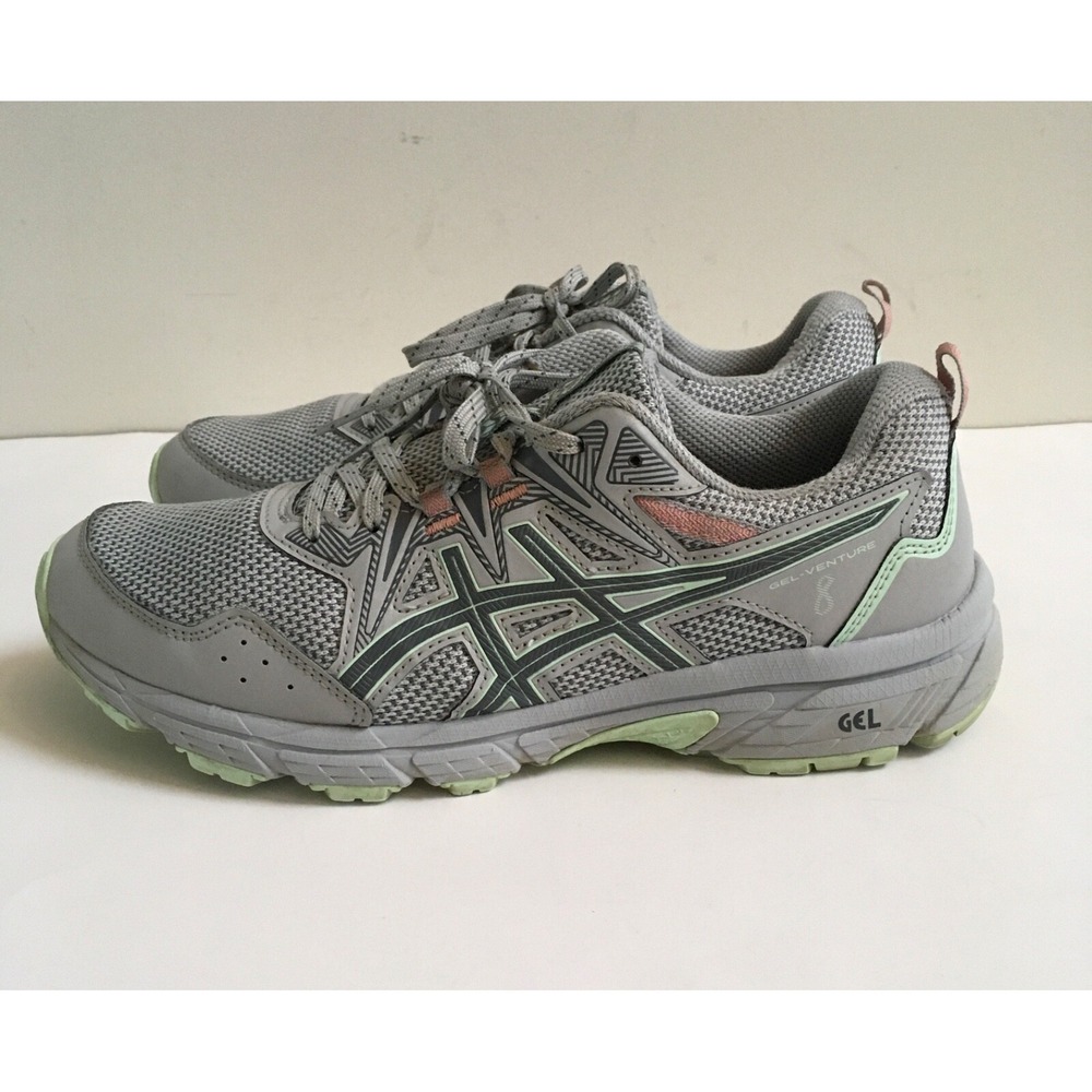 Asics Womens Sz 9 Gel Venture 8 1012B230 Gray Running Shoes Sneakers